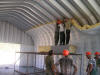 Installation of insulation in copper SX / EW pilot plant buildings